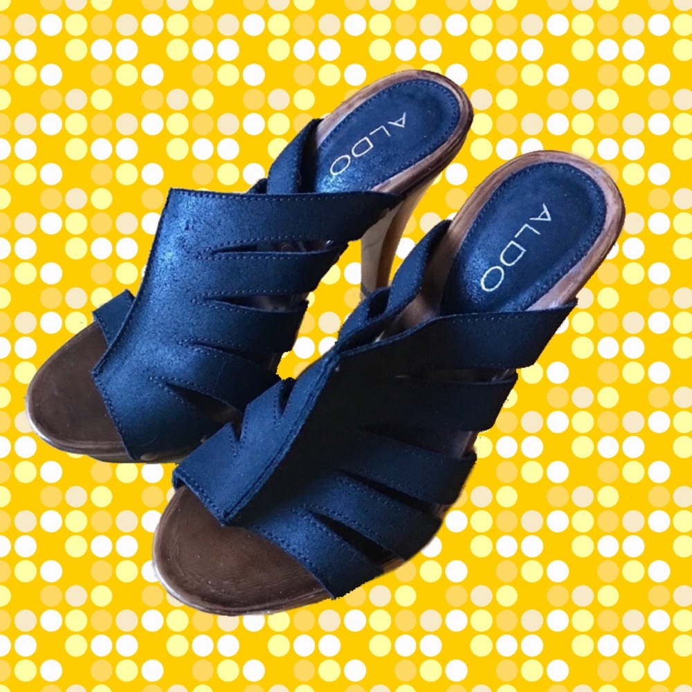 🌱SOLD🌱 - Aldo Open-Toe Stiletto Sandals Mules